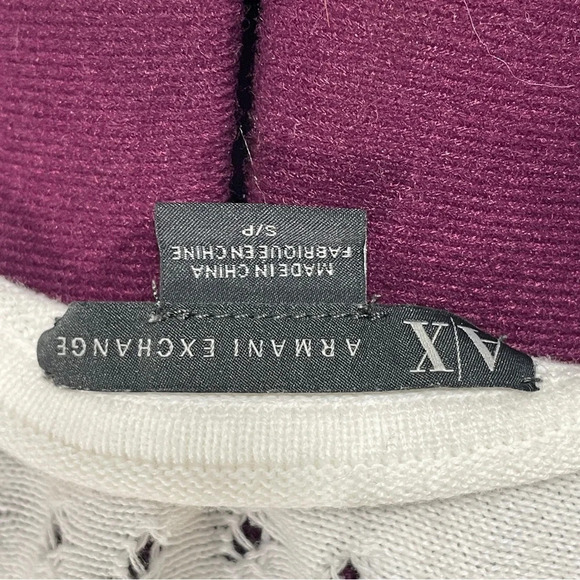 Armani exchange small white knitted sweater - Picture 8 of 8